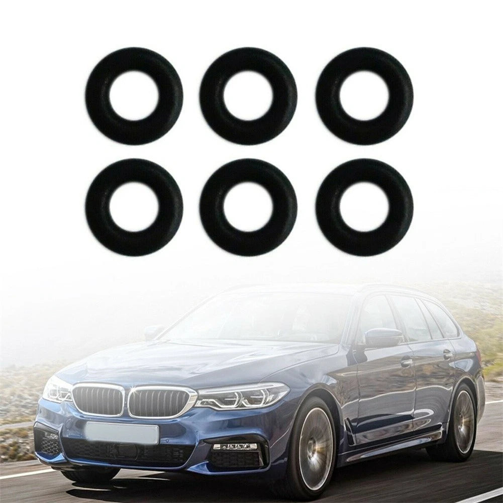 Set of 6 Injector Leak Off Seal O Ring Rubber for Piezo Fuel Injector
