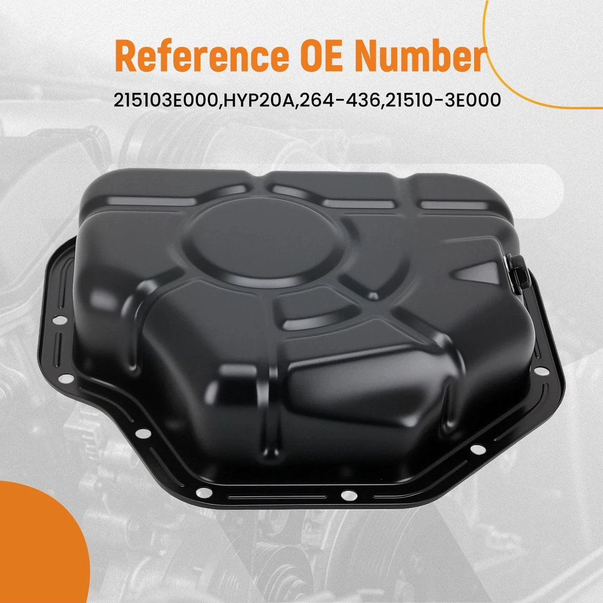 Engine Oil Pan for Kia Rondo Wagon 2.7L (2007–2010) 21510-3E000 264-436