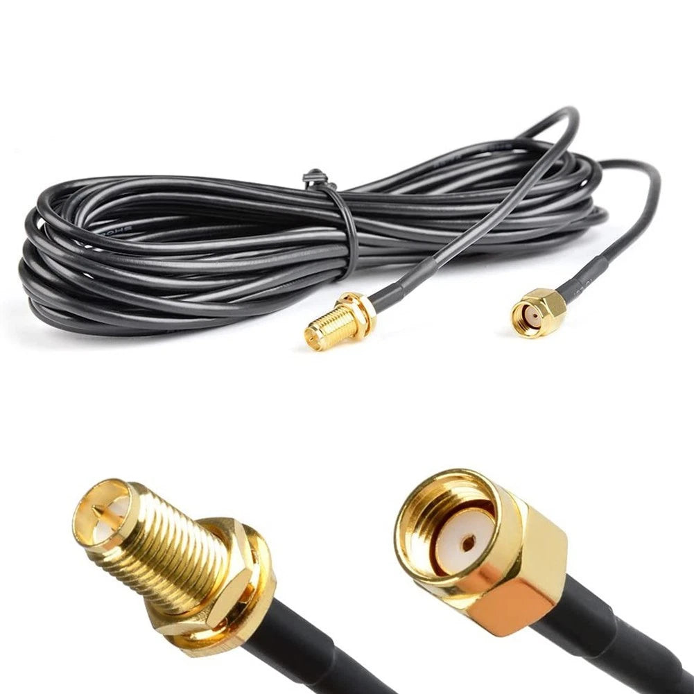 Coaxial Extension Cable for RP-SMA (1Pcs, 5M/16.4ft)