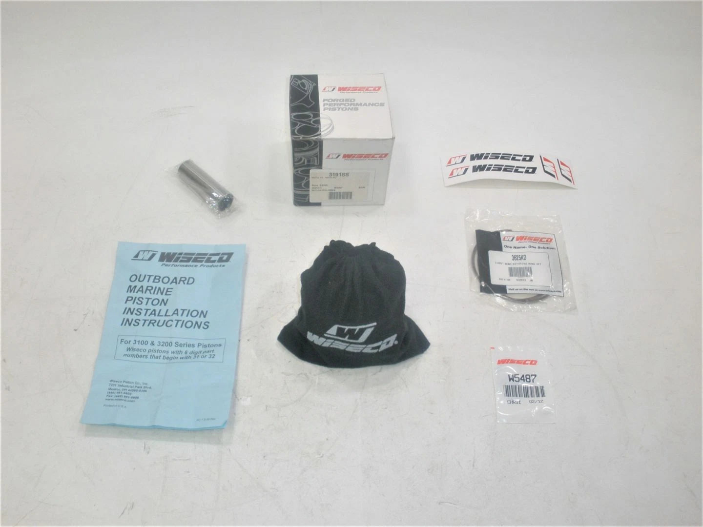 Wiseco 3191SS Piston Kit for Mercury V6 OptiMax 3.0L