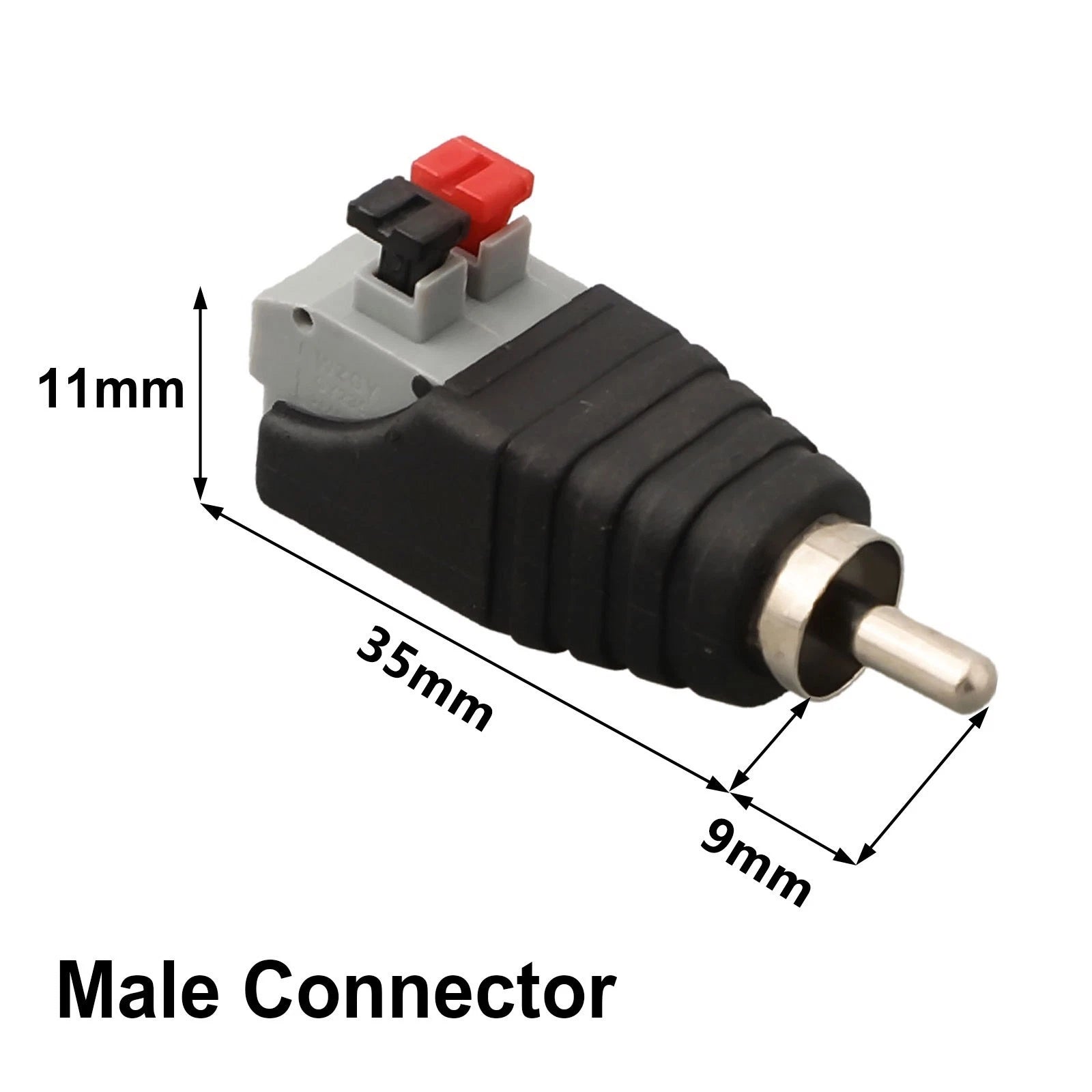 Speaker Wire AV Cable Connector Adapter for Easy Connection