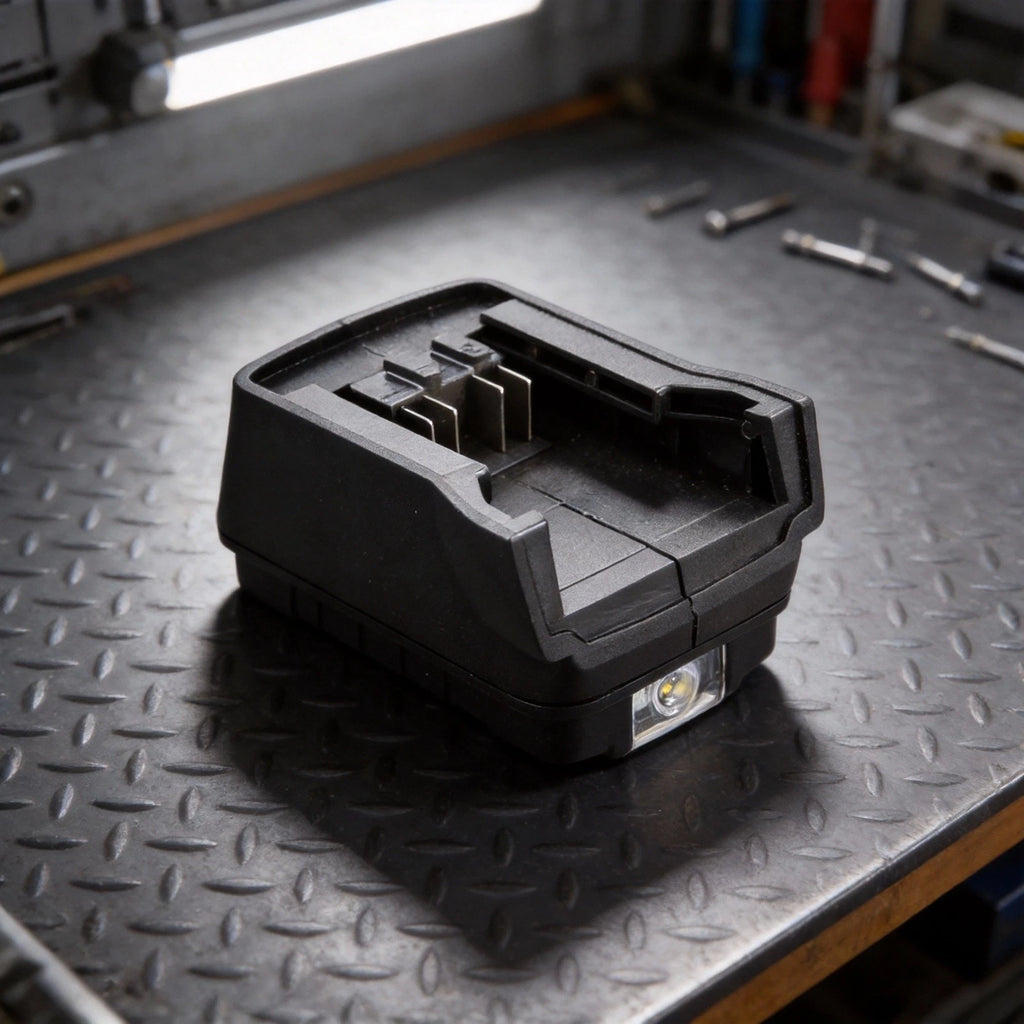 Battery Adapter for Power Tool Usage (DC Input Range)