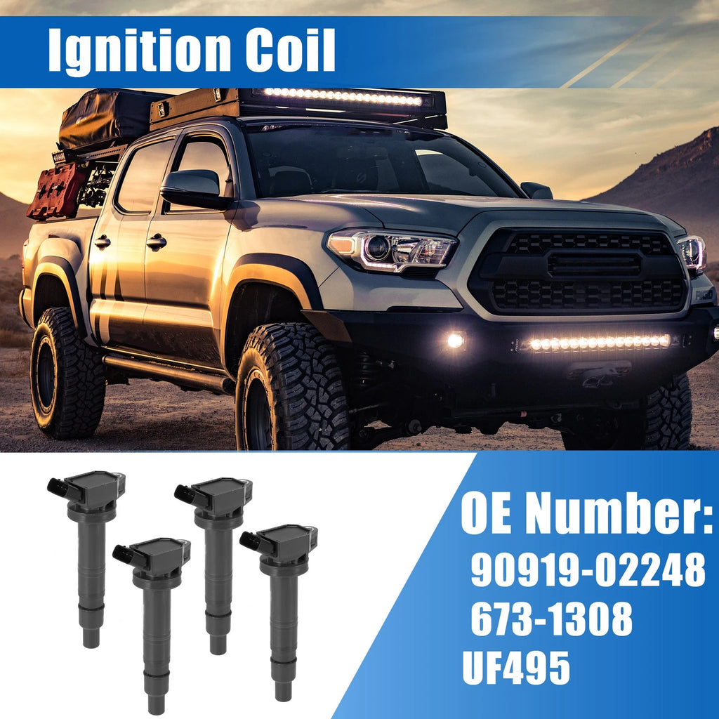 4 Pcs Ignition Coil Replacement for Scion for Toyota (2011–2019)