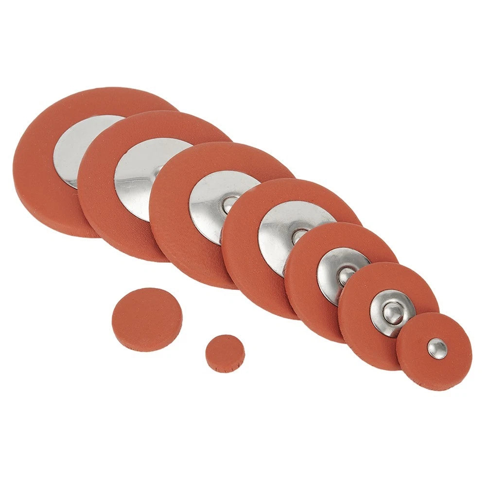 25 Pcs Set of Tenor Saxophone Pads Accessories Brown