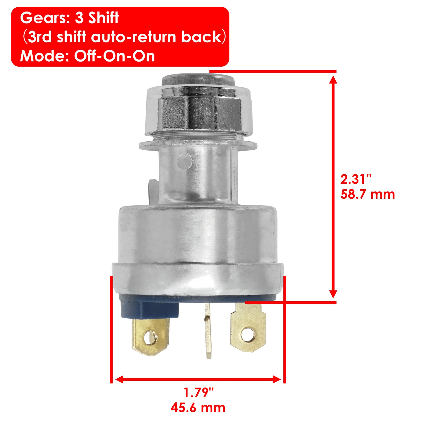 Ignition Key Switch Replacement for CAT Caterpillar 769C 773B 777C 785B