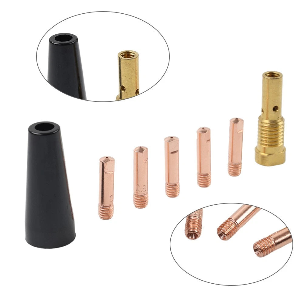 7pcs Nozzle Tip Kit for Handy MIG Welder (No Part Numbers Supplied)