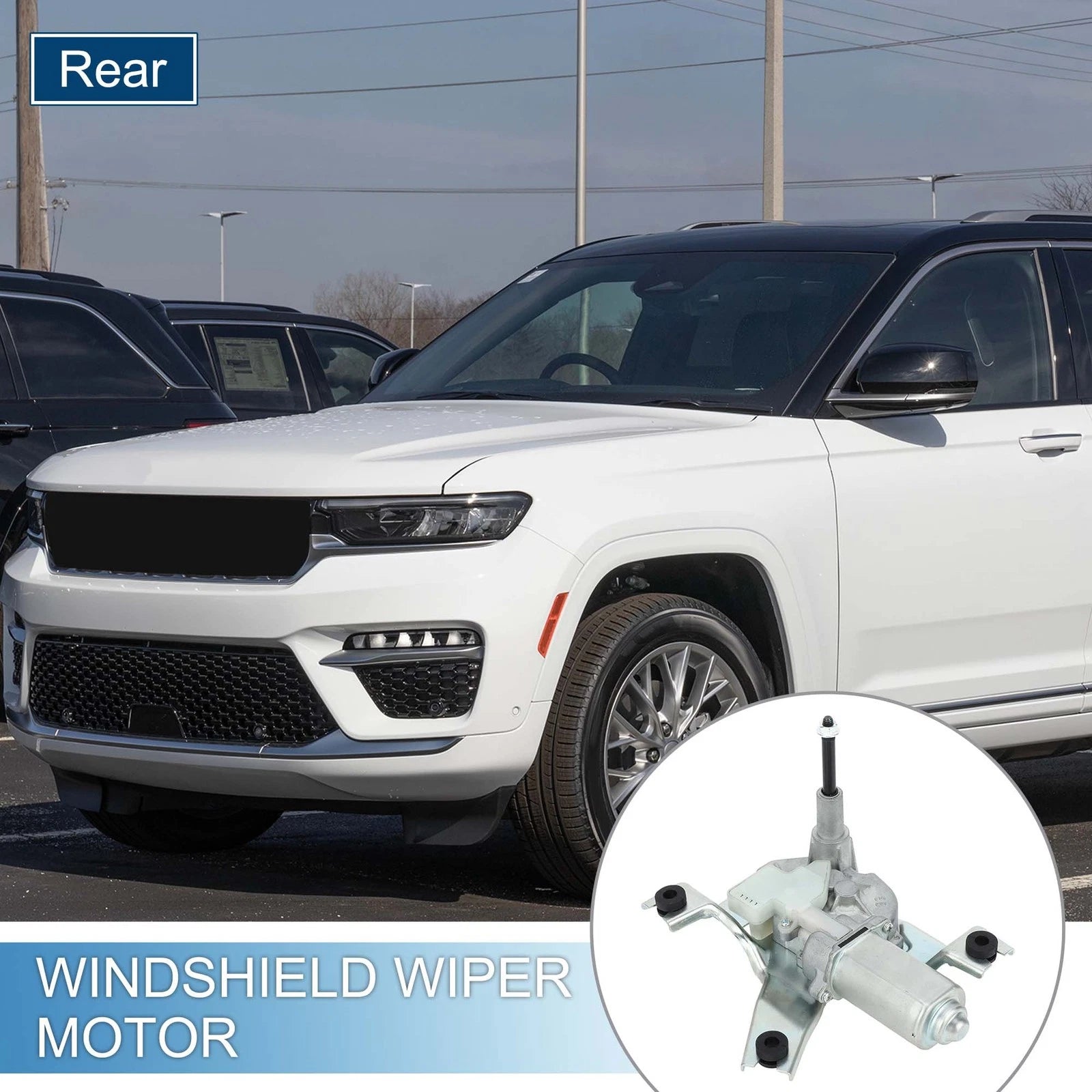 Rear Windshield Wiper Motor Replacement for Dodge Caliber (2007–2012)