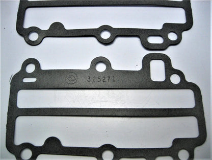 Set of 2 Crankcase Cover Gaskets for Evinrude Johnson Outboard (OEM 325271)