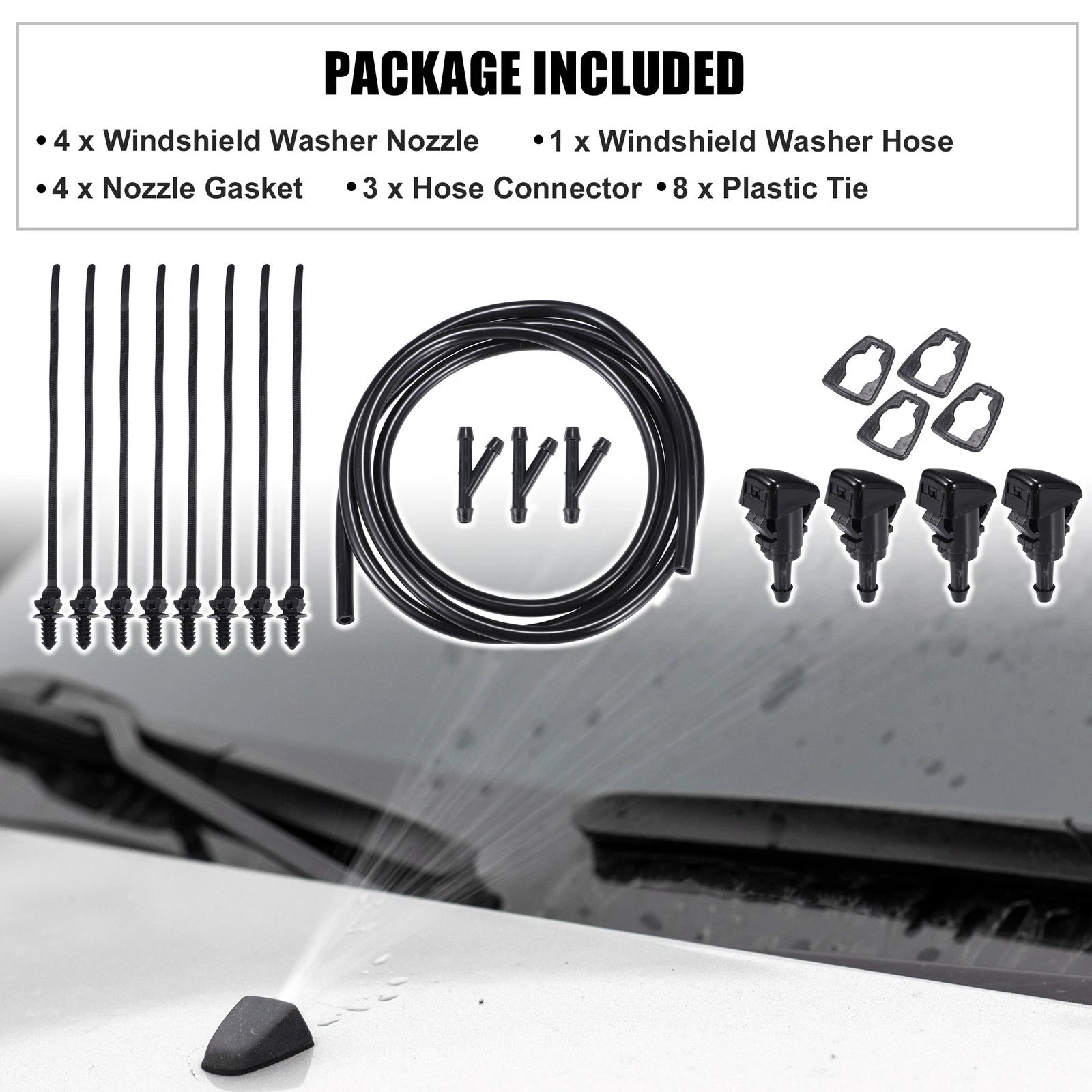 Windshield Washer Nozzle Spray Replacement for Subaru Outback (2000–2014)