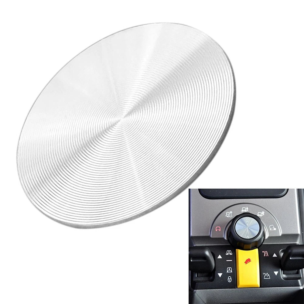 Aluminum Alloy Center Console Knob Trim for Land Rover Discovery 3 (2004–2009)
