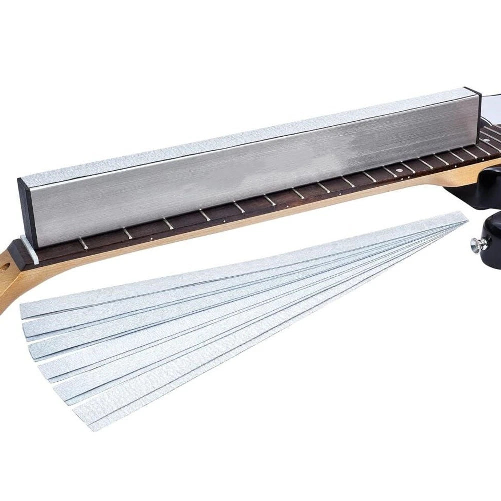 Fret Leveling Bar Tool with Sandpaper Kit for Guitar (Essential Luthier)