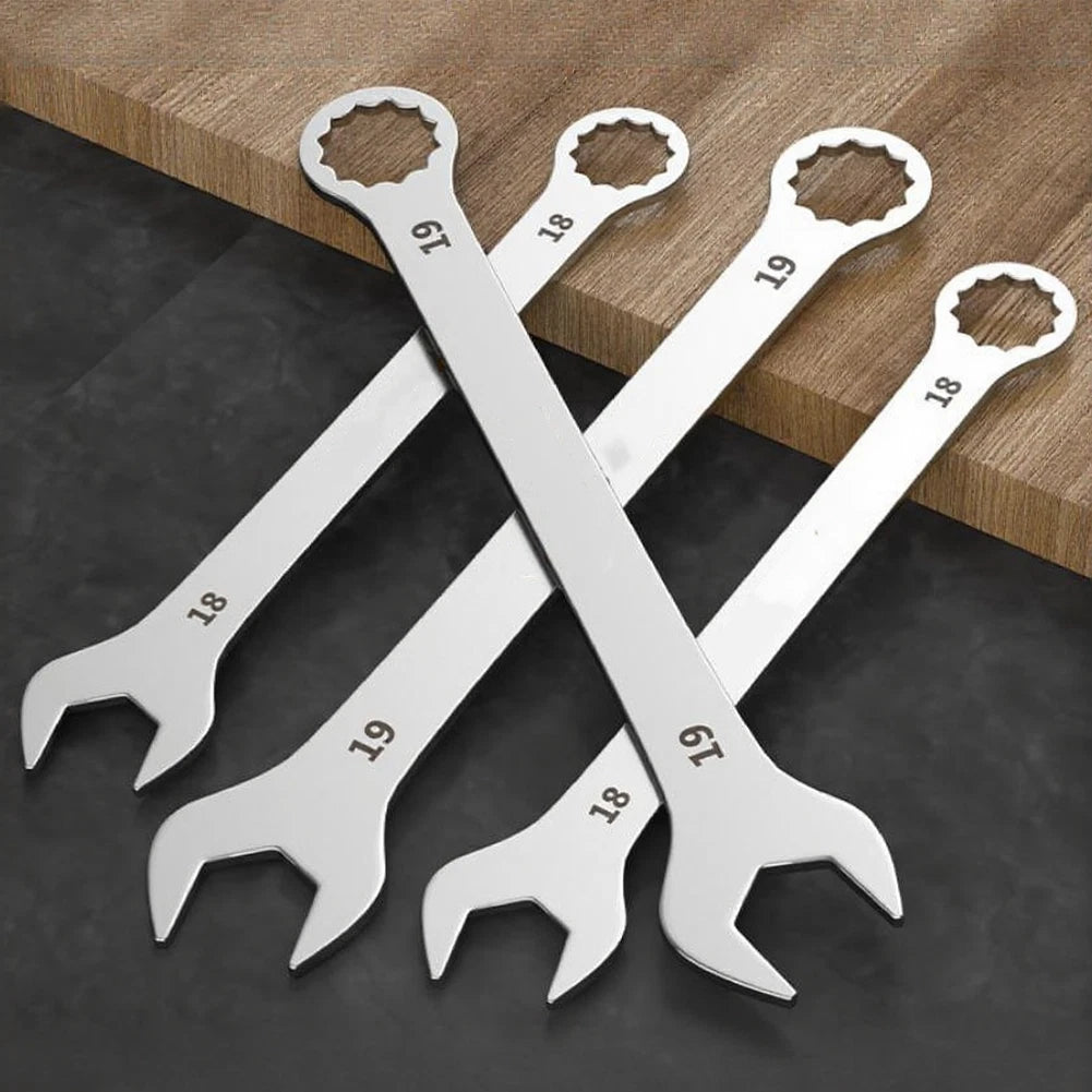 3mm Profile Open End Wrench Set of 4 for Workshop Use