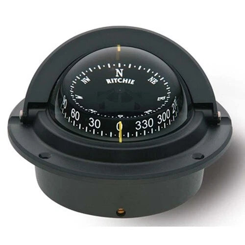 Ritchie F-83 Voyager Flush Mount Compass for Marine Use (Black)