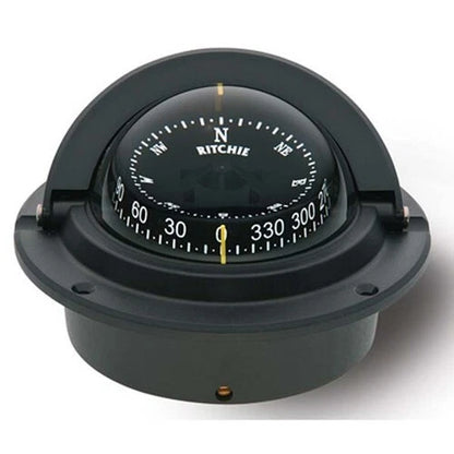 Ritchie F-83 Voyager Flush Mount Compass for Marine Use (Black)