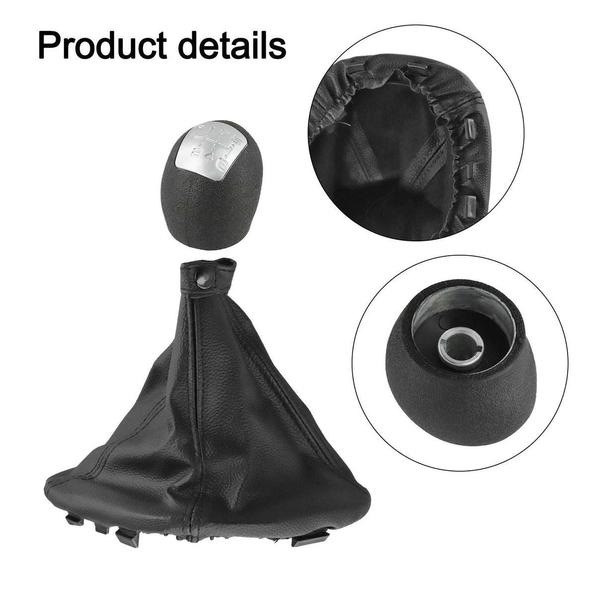 Gear Shift Knob with Gaiter Boot Cover for Iveco Daily