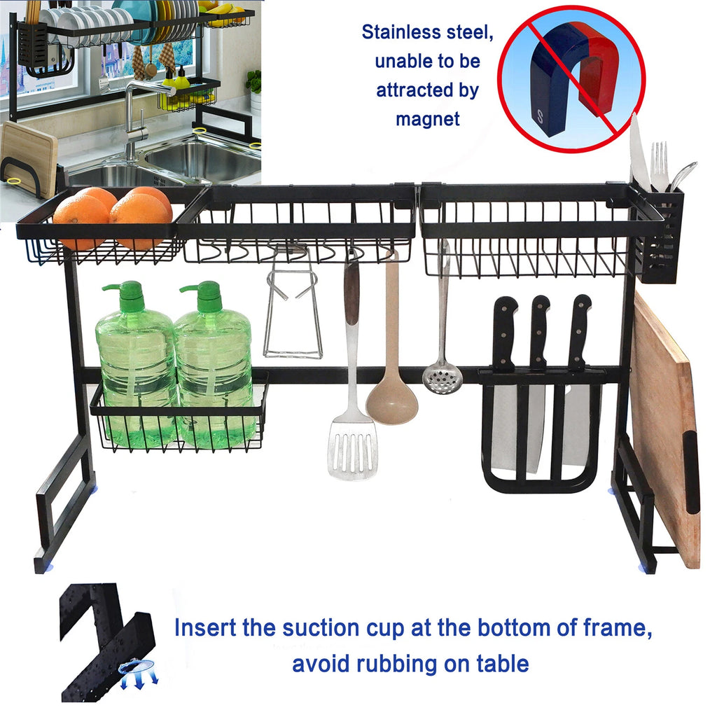 Over The Sink Dish Drying Rack for Kitchen (85CM)