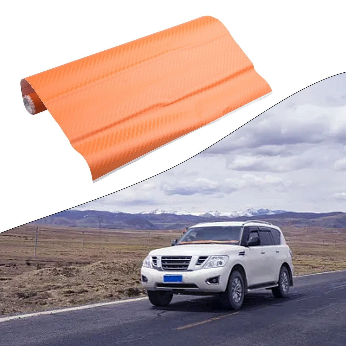 Carbon Fiber Wrap Sticker for Car Interior Accessories (Universal)