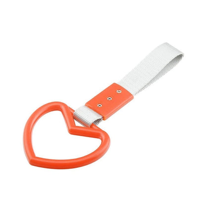 Tsurikawa Heart Ring Handle Strap for JDM Train Bus (Universal) - Orange