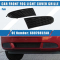 Front Fog Light Cover Grille Set for Dodge Journey (2011–2020) Black