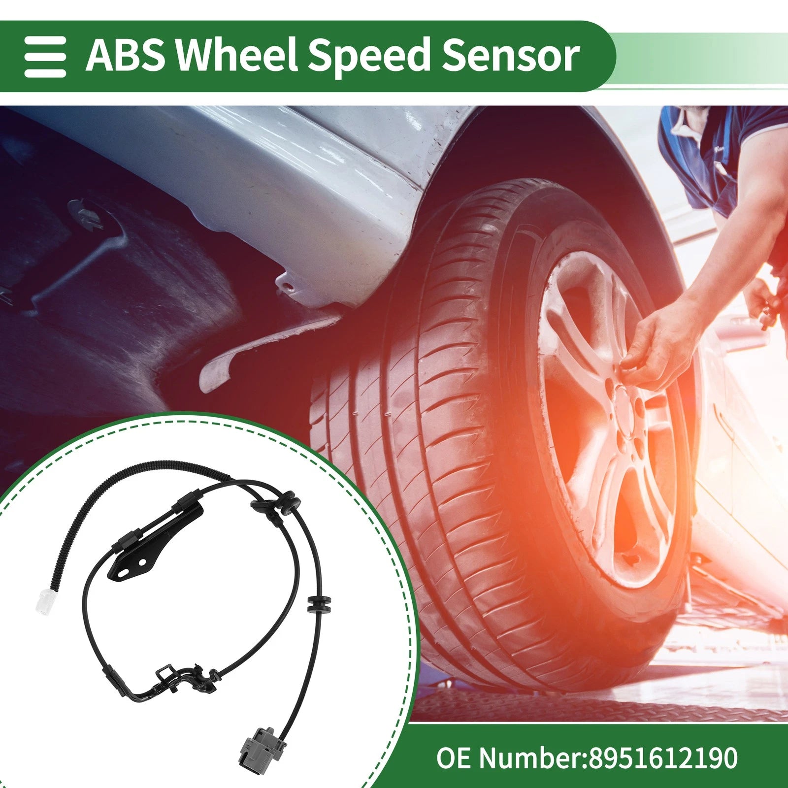 ABS Wheel Speed Sensor Replacement for Toyota Corolla Rear Left (2011–2018)