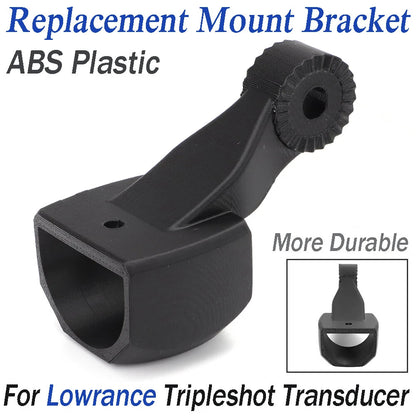 Replacement Mount for Lowrance Tripleshot Transducer Bracket (ABS Plastic)
