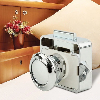 Push Button Cabinet Lock for RV, Camper, Yacht, Boat (78x45mm)