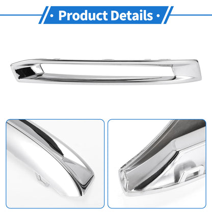 Front Left Fog Light Grill for Mercedes-Benz X166 GL (2013–2019) No.1668851774 Silver Tone
