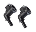 Set of 2 Gear Lube Monitor Elbow Fittings for MerCruiser Alpha Bravo (N/A)