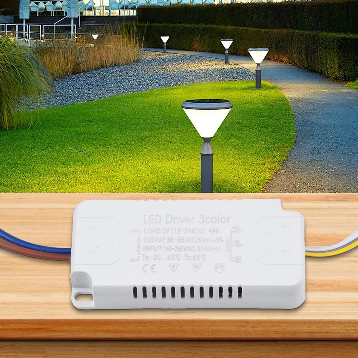 LED Driver 3-Color Adapter for LED Lighting (Non-Isolating Transformer)