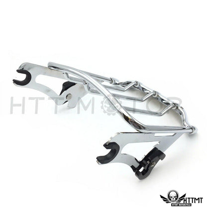 Detachable Two-Up Air Wing Luggage Rack for Harley Touring (2014–2019)