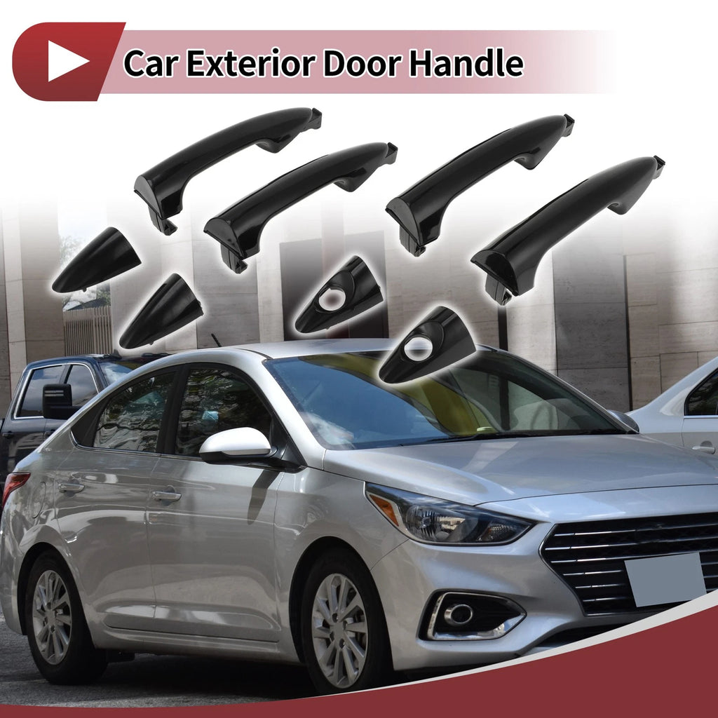Door Handle Grip Exterior Set Left Right for Hyundai Accent (2012–2017)