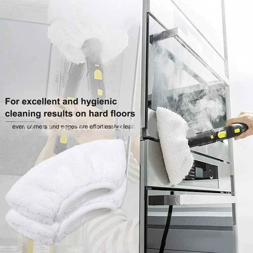 12 Pack Microfiber Replacement Cloths for Steam Cleaner