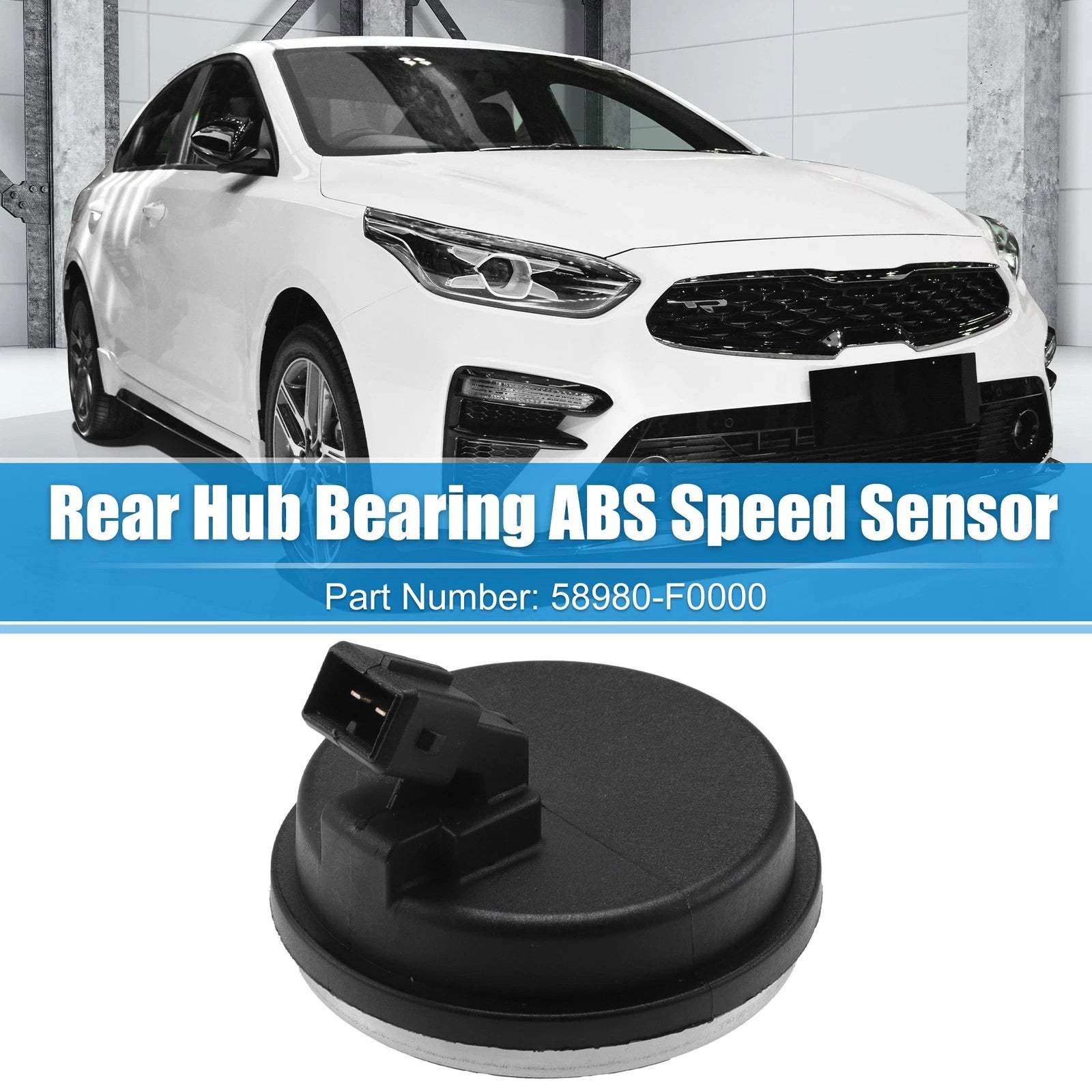 Rear Hub Bearing with ABS Speed Sensor Replacement for Kia Forte (2010–2018)