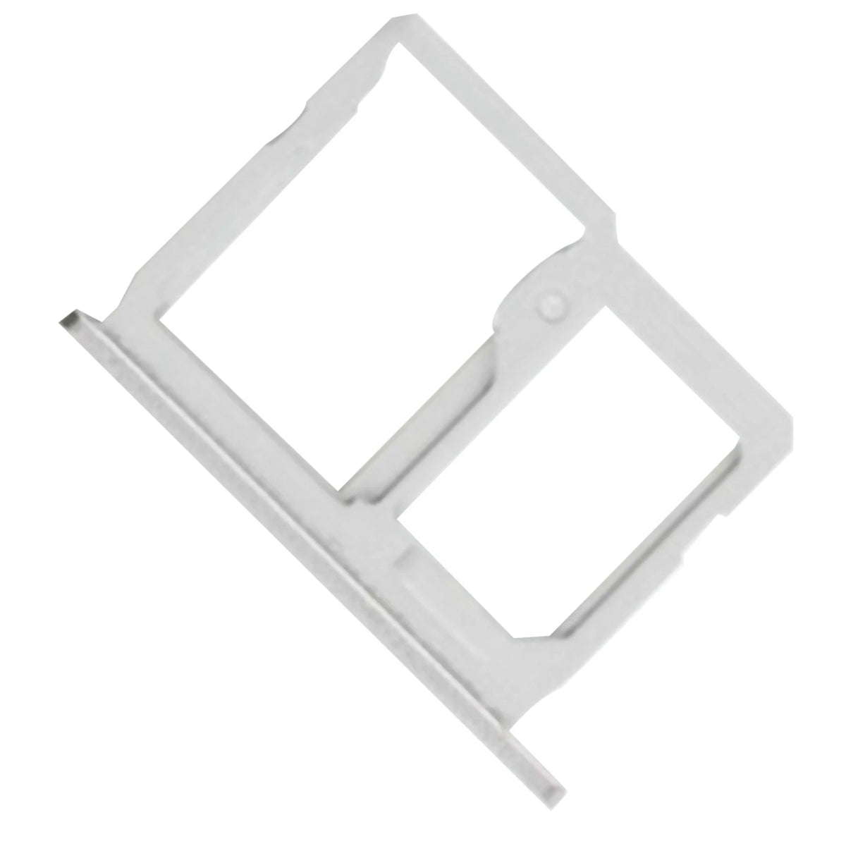 Sim Card Slot Holder Tray for LG G6 (2017) - Black/Silver
