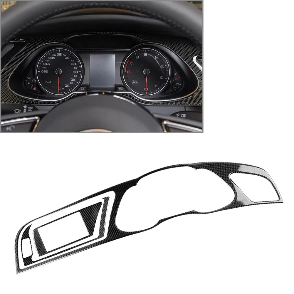 3PCS RHD Instrument Panel Cluster Trim for Audi A4 B8 RS4 S4 (2008–2016)
