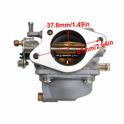 Carburetor Carb Kit for Yamaha 2 Stroke E60 Outboard (60HP, 6K5-14301)
