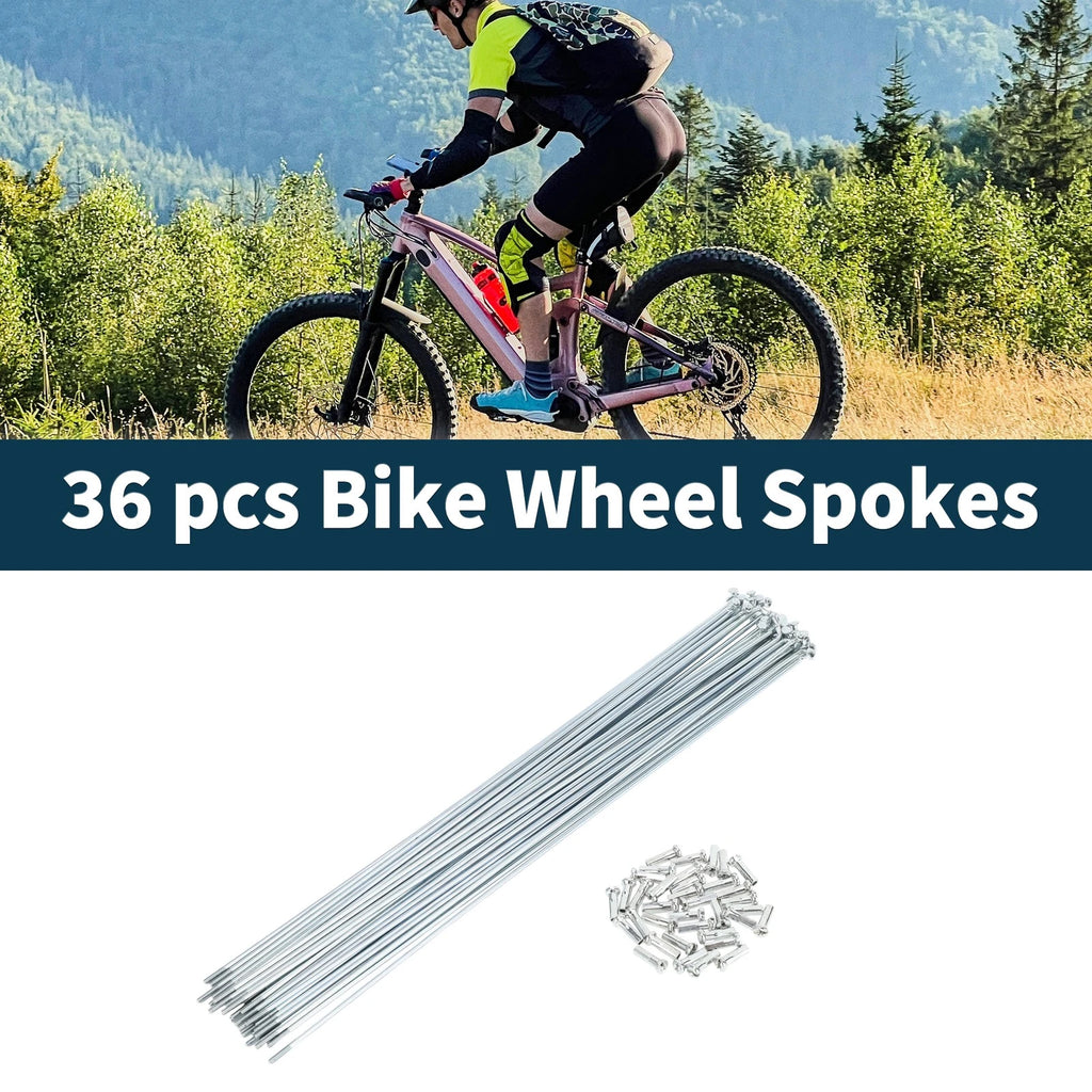 Bicycle Spokes Nipple Replacement Set 257mm for Universal Fit (2000–2099)