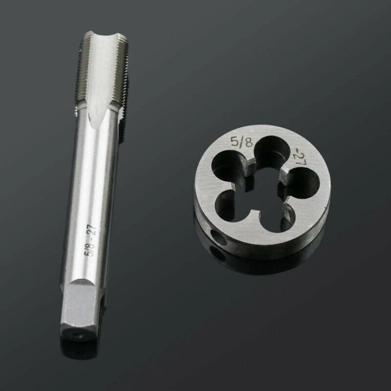 5/8-27 UNS HSS Right Hand Thread Tap and Die Set (5/8x27)
