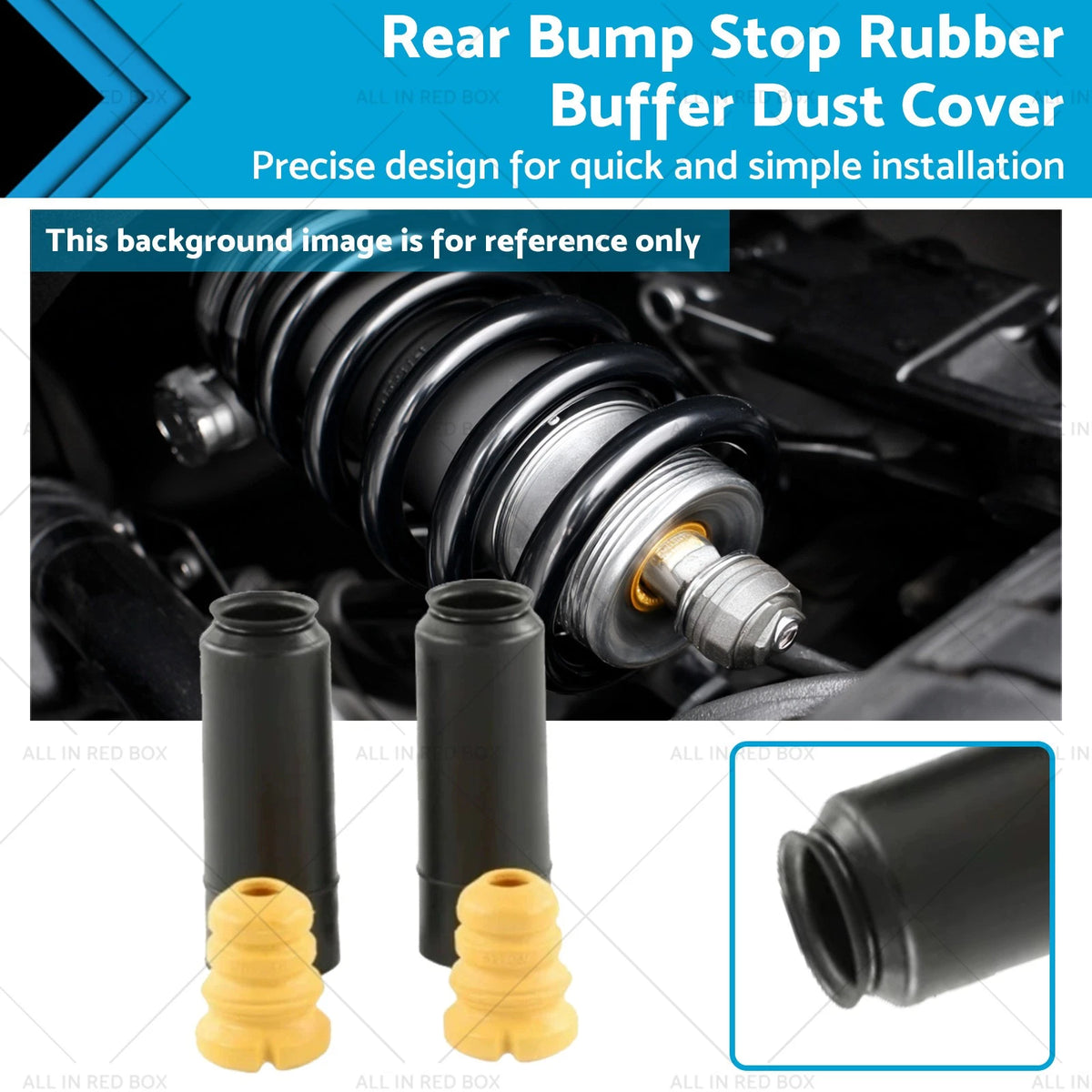 Rear Bump Stop Rubber Buffer for BMW 1 Series E81 E82 E88 (2004–2013)