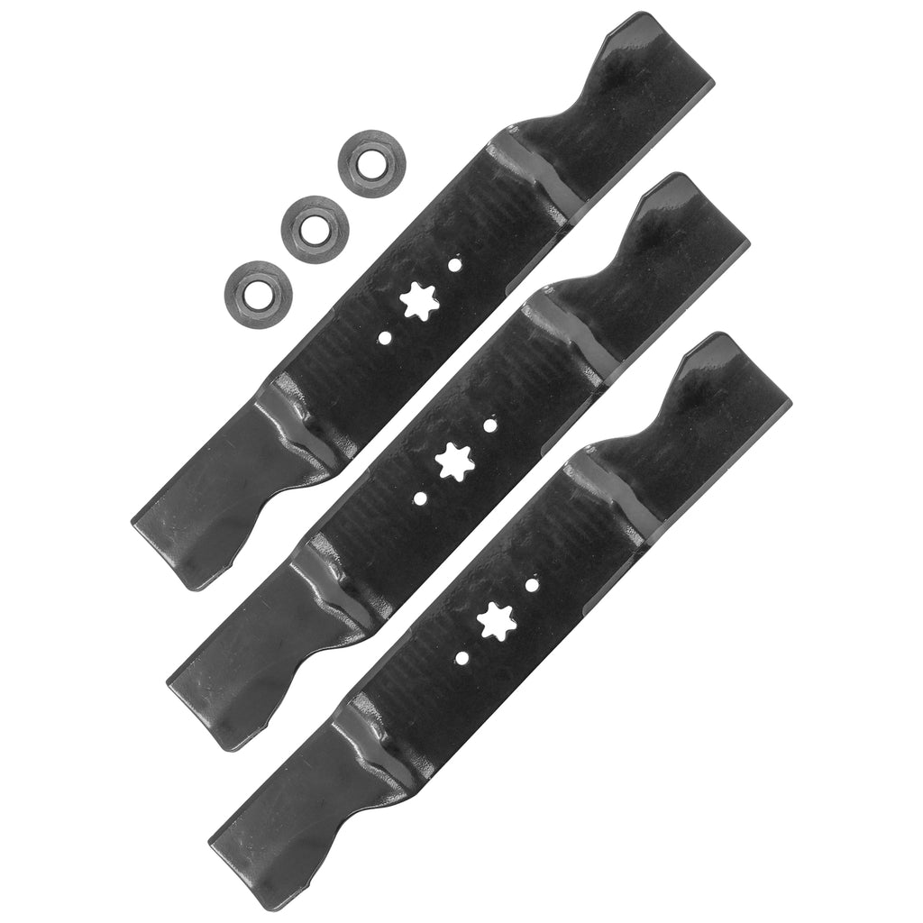 54 Inch Deck Blades Replacement Kit with Nuts for Toro GT2300 (2009–2011)