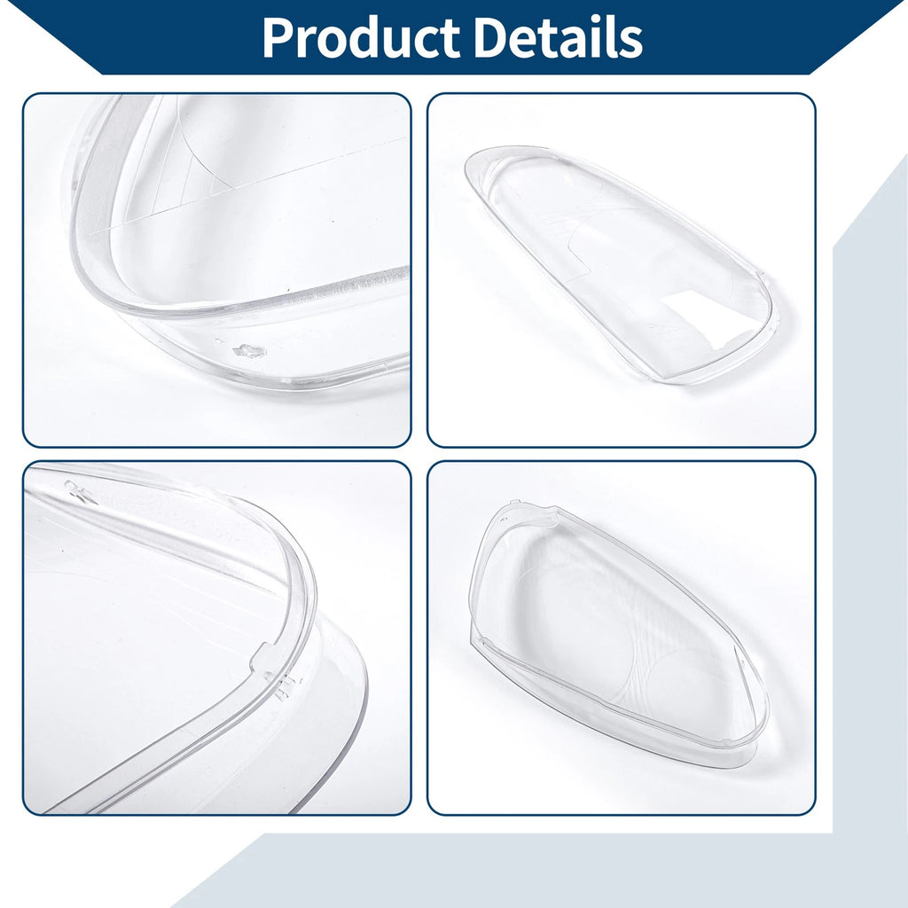 1 Pc Headlight Lens Cover for VW Golf (2006–2014) No. 1K6941005S Clear