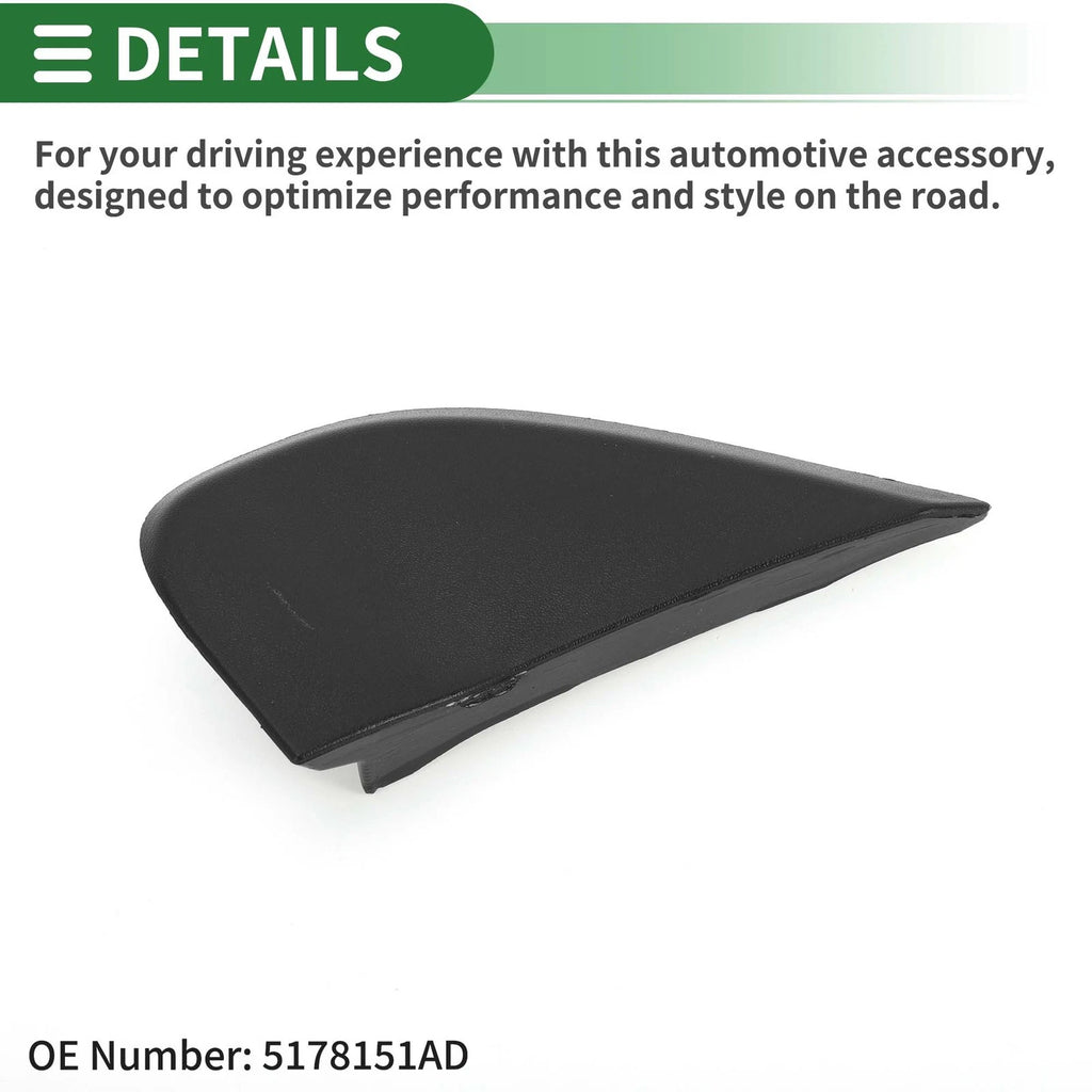 Front Left Side Pillar Corner Trim Triangle Replacement for Dodge Journey (2009–2020)