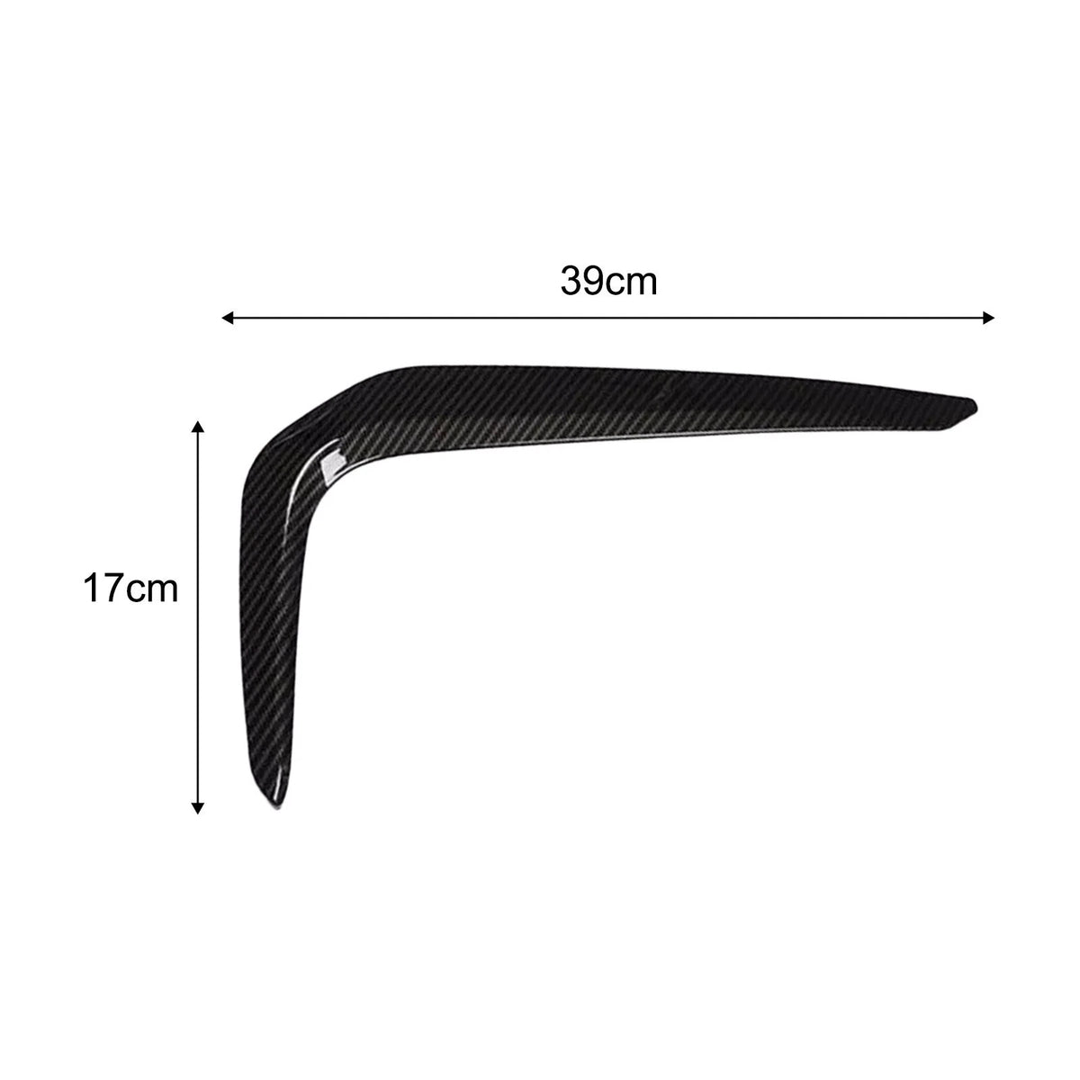 Front Fog Light Cover Trim for BMW 5 Series G30 (2018–2020) Carbon Style