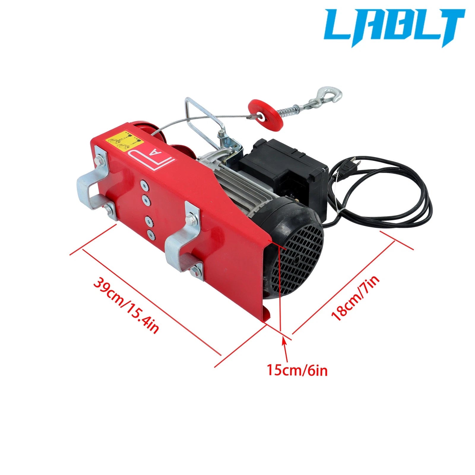 Electric Hoist 880lbs with 328ft Wireless Remote Control