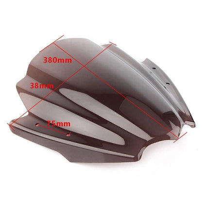 Universal Front Windshield for Motorcycle (7/8" 1" Handlebar)