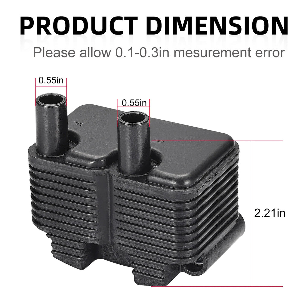 Ignition Coil 0.5 OHM 31655-99 2102-0225 for Dyna Super Glide FXD (1999–2005)