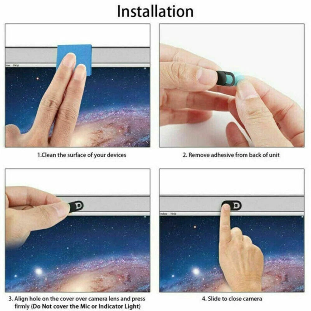 6PCS Slide Blocker Privacy Security Protector for Smartphones