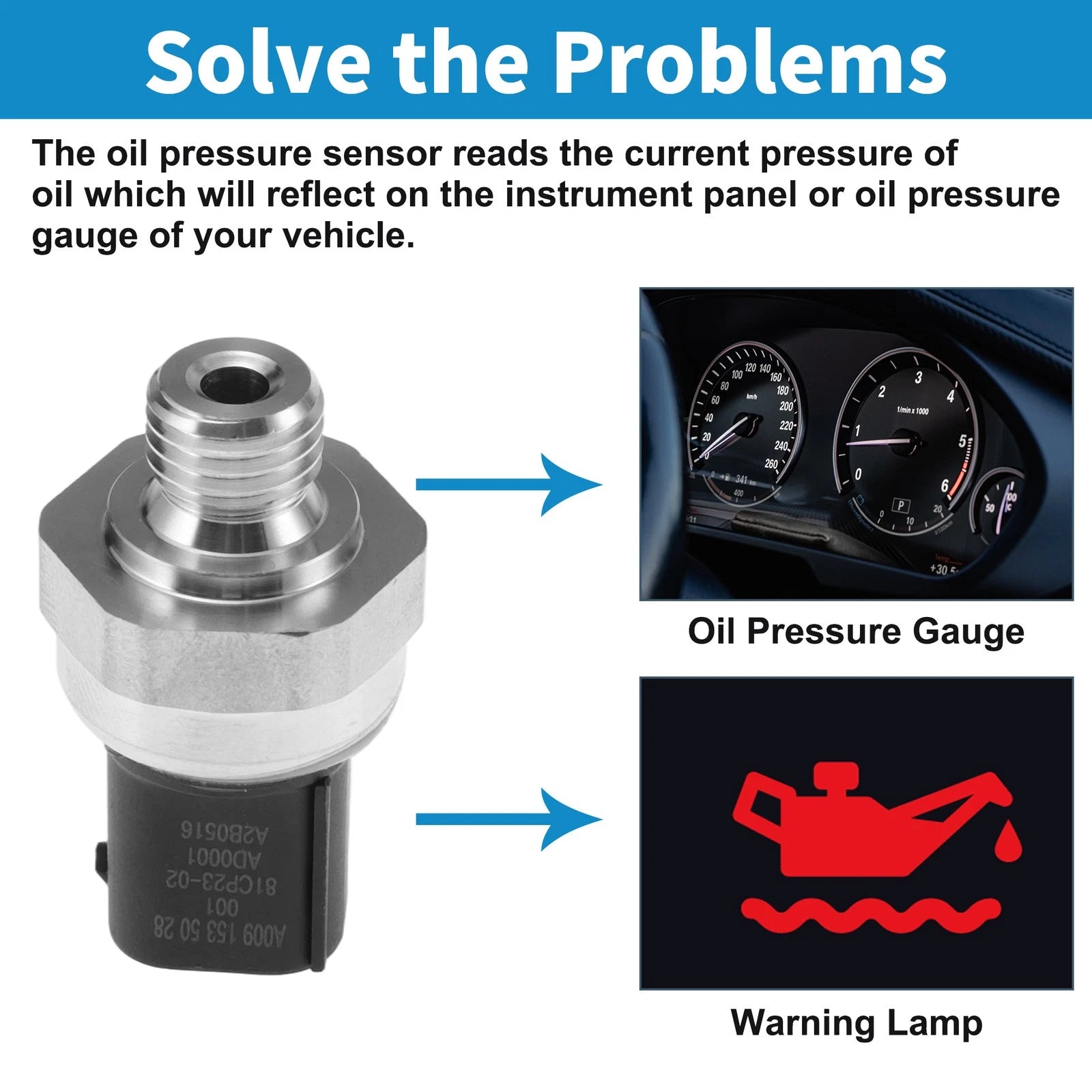 Engine Oil Pressure Sensor Replacement for Dodge Sprinter 2500 (2003–2004)