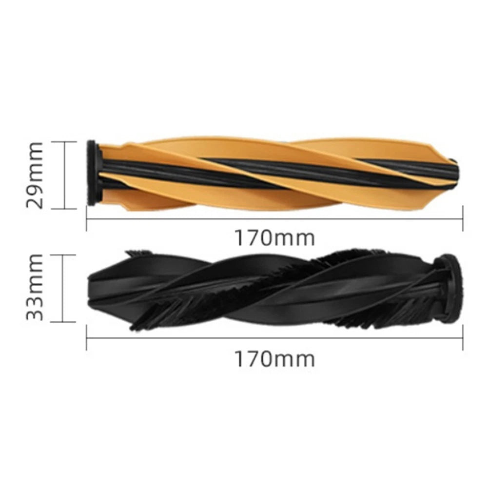 Robot Cleaner Roller Brush Set for MOVA Z60 (Replacement)