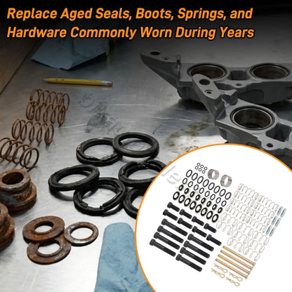 Brake Caliper Rebuild Kit for Chevy Corvette (1965–1982) w/Tool